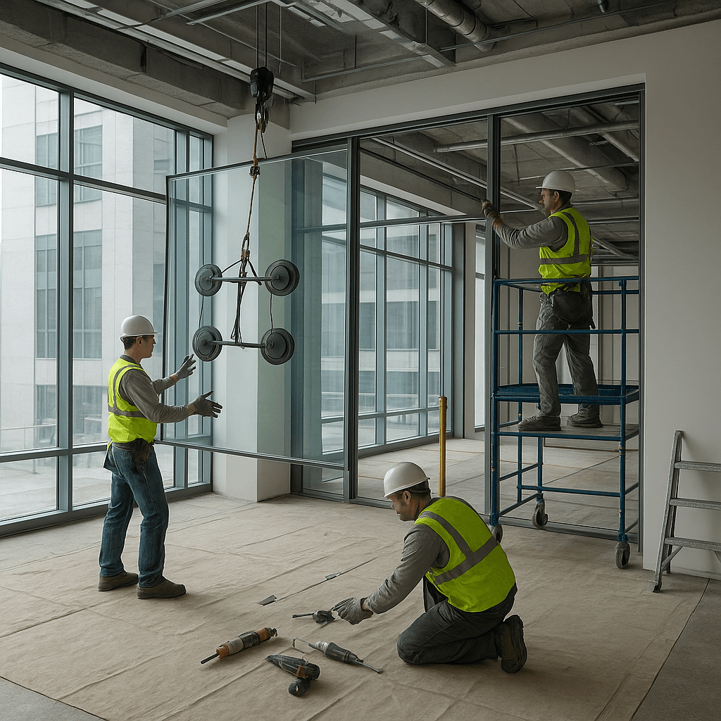 Fensterinstallation Gewerbe